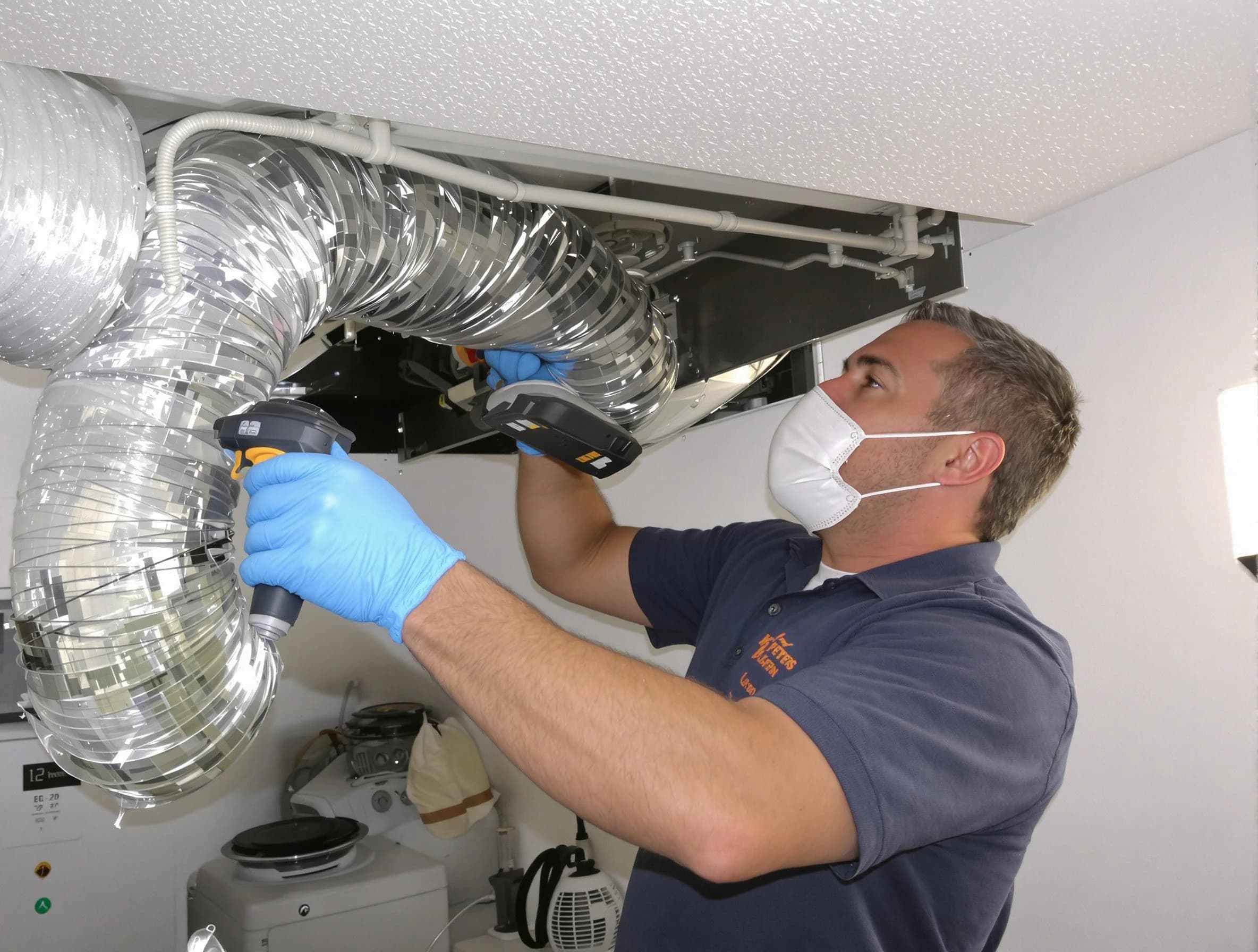 Gilbert Dryer Vent Cleaning professional performing thorough residential dryer vent cleaning in Gilbert