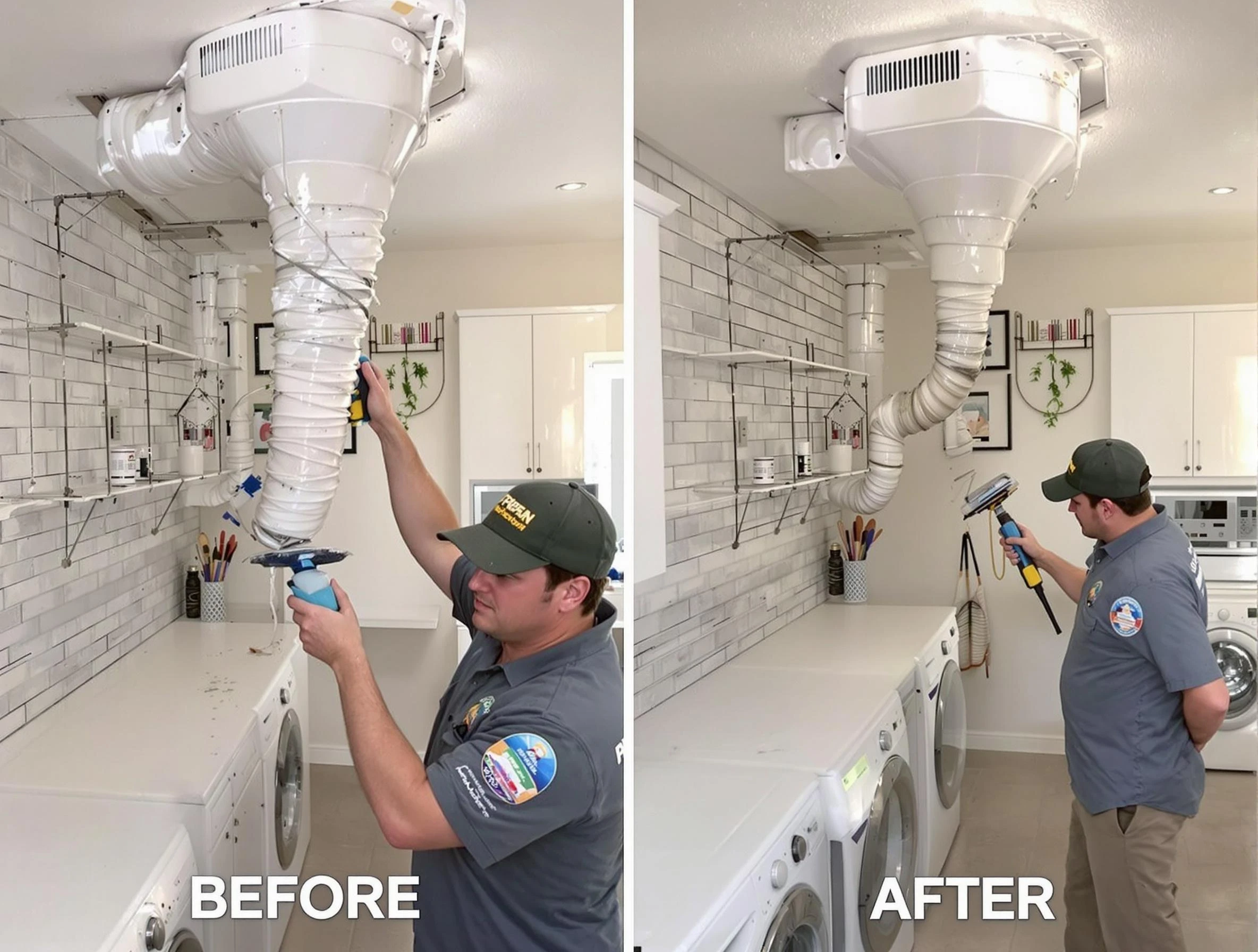 Professional dryer exhaust vent cleaning by Gilbert Dryer Vent Cleaning in Gilbert