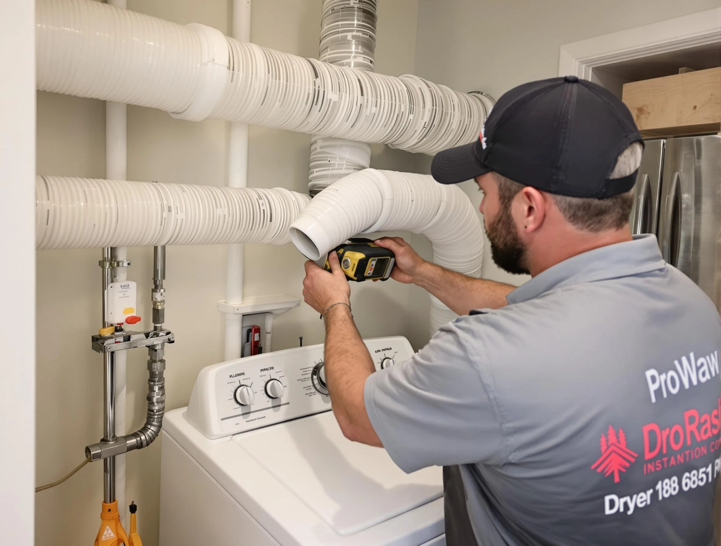 Professional dryer vent hose installation by Gilbert Dryer Vent Cleaning in Gilbert