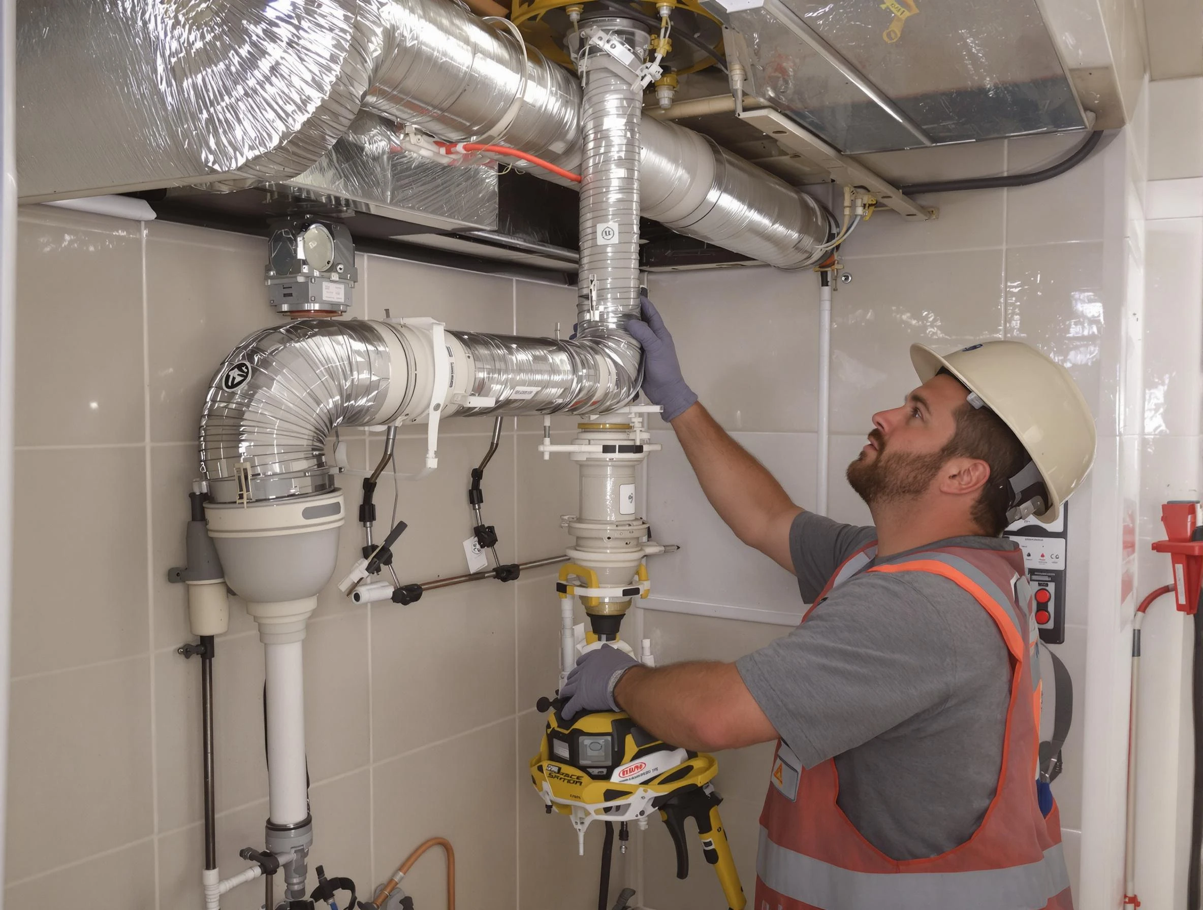 Gilbert Dryer Vent Cleaning expert performing professional dryer vent repair and installation in Gilbert