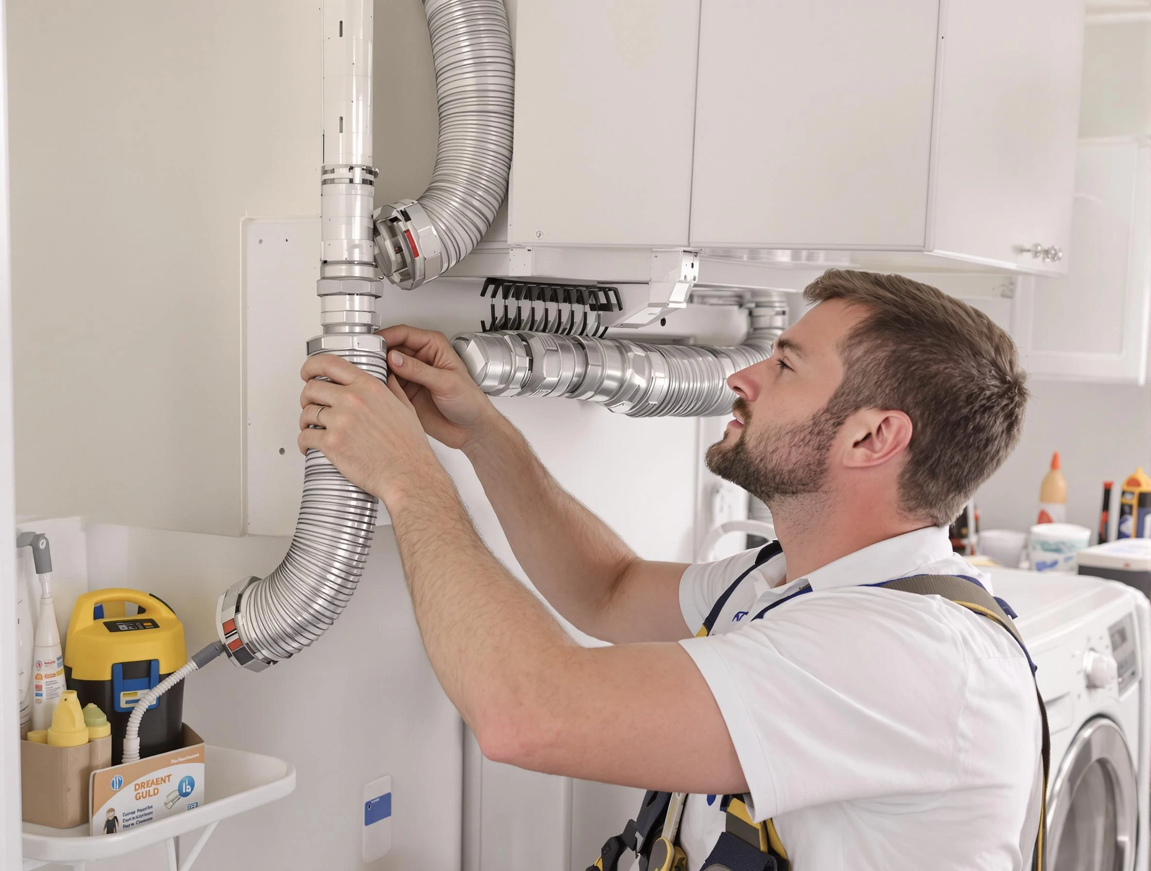 Professional dryer vent repair and installation by Gilbert Dryer Vent Cleaning in Gilbert