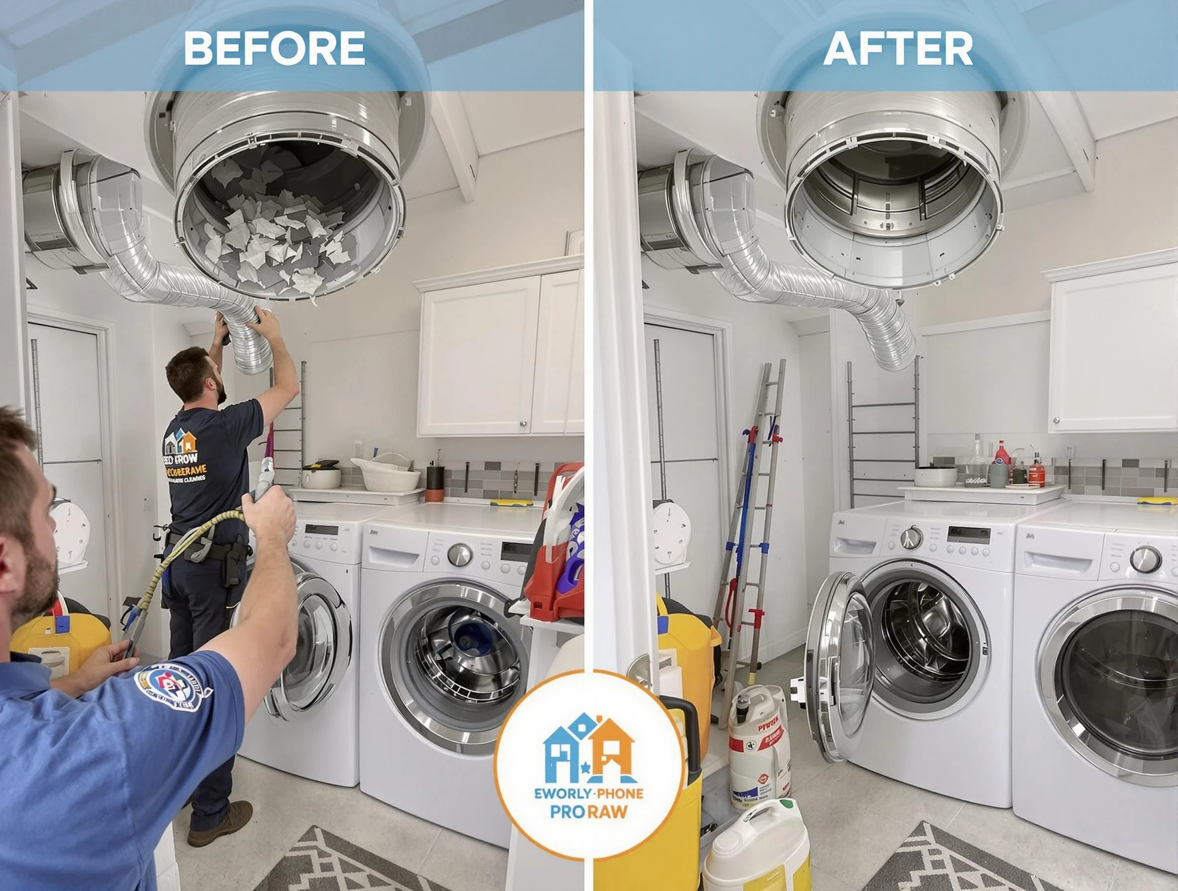 Residential dryer vent cleaning by Gilbert Dryer Vent Cleaning in Gilbert